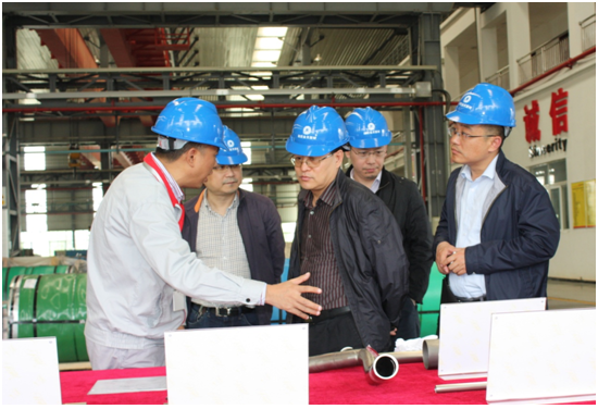 國家工業(yè)和信息化部陳學森處長一行蒞臨我司調研